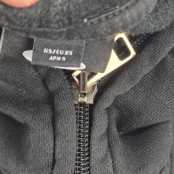 Oakley Hoodie Sweatshirt Womens XS Black Full Zip Fleece Performance Fit - Picture 8 of 11